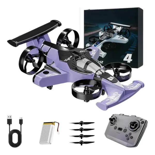 Carro E Drone 2 Em 1 Controle Remoto Aircraft Cz04